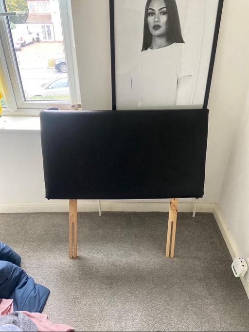 Buy & Sell South East London Waddon - Croydon - Photos for Single bed black headboard