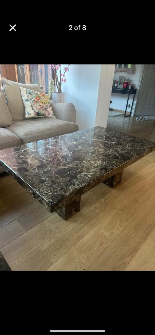 Buy & Sell Staffordshire Stafford - Photos for Marble coffee table and matching side table