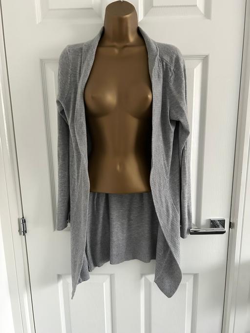 Buy & Sell Warwickshire Nuneaton and Bedworth - Photos for H&M Grey Open Front Cardigan Small 8-10