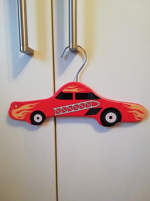 Buy & Sell Gloucestershire Tewkesbury - Photos for Fire Engine Wooden Coat Hanger