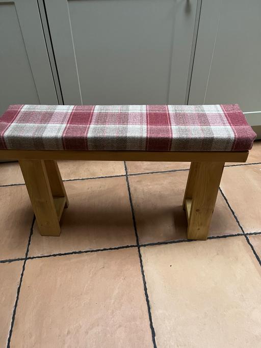 Buy & Sell West Yorkshire Kirklees - Photos for New Handcrafted Wooden Bench With Cushion