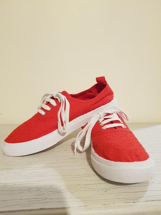 Buy & Sell South Yorkshire Barnsley - Photos for H&M red embroidered canvas shoes