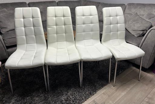 Buy & Sell Essex Basildon - Photos for 4x faux leather chairs