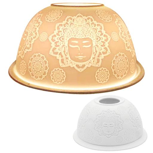 Buy & Sell Derbyshire Derby - Photos for White Ceramic Dome Tea Light Holder Budda