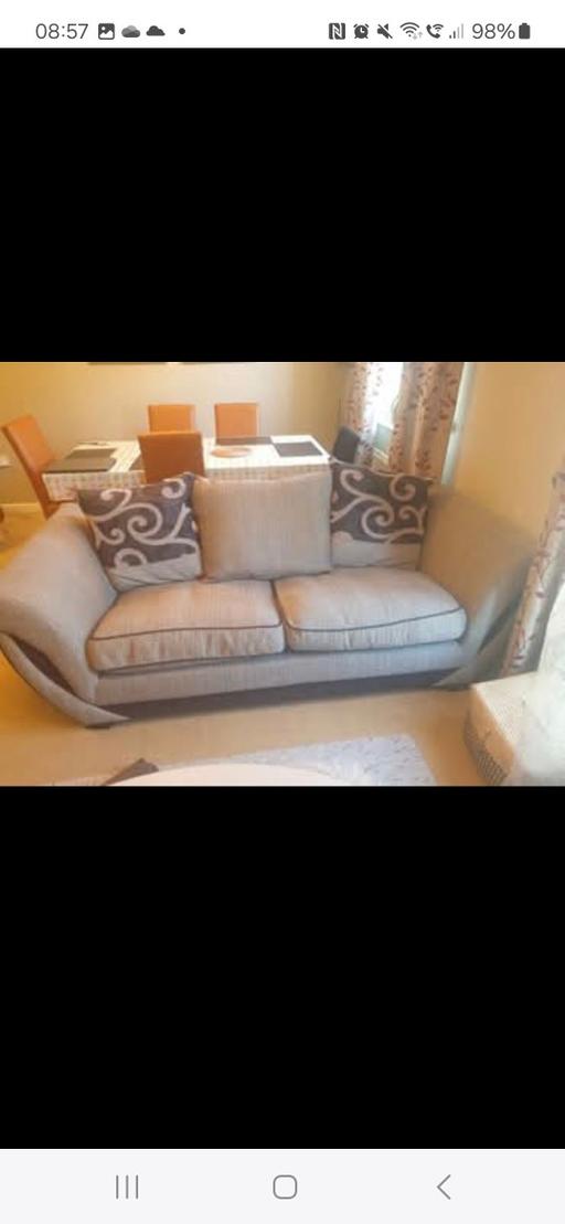 Buy & Sell Derbyshire South Derbyshire - Photos for dfs 3 seater sofas swivel footstool and chair