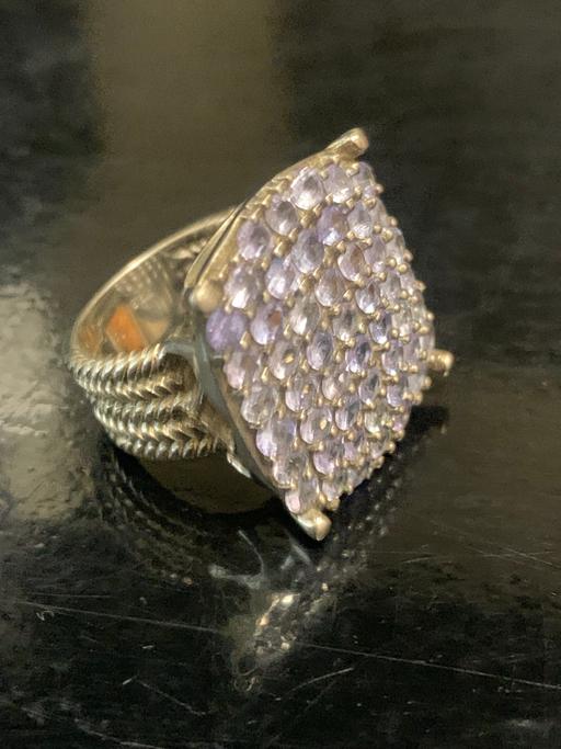 Buy & Sell North London Upper Edmonton - North London - Photos for Chunky amethyst silver ring