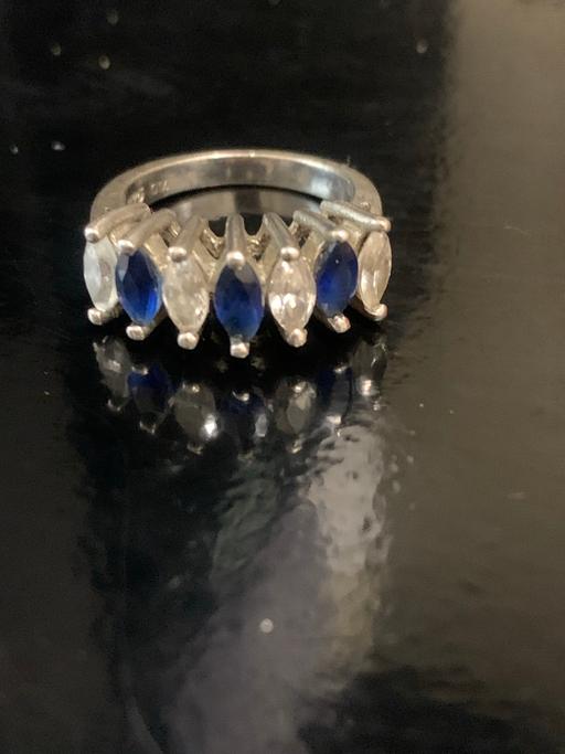 Buy & Sell North London Upper Edmonton - North London - Photos for Sapphire silver ring