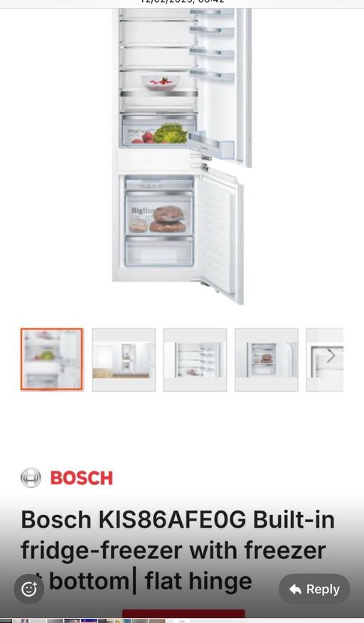 Buy & Sell West London Yeading - West London - Photos for Integrated fridge freezer