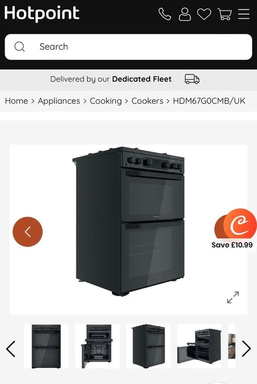 Buy & Sell East London Commercial Road - East London - Photos for Brand New Hotpoint Gas Cooker RRP 509.99