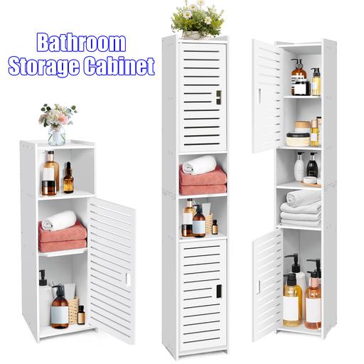 Buy & Sell Central London Bishopsgate - Central London - Photos for White Tall Bathroom Storage Cabinet