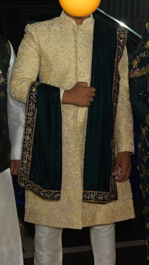 Buy & Sell West Midlands Birmingham - Photos for Shirwani for men with emerald green shawl