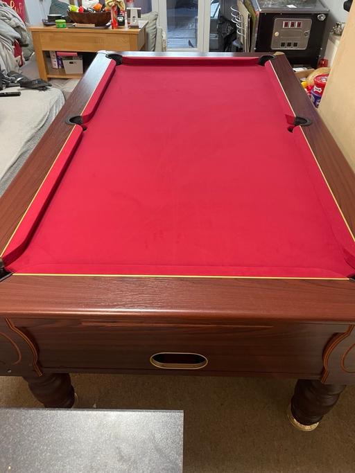 Buy & Sell West Sussex Worthing - Photos for Pool table 7x4 slate bed with balls 