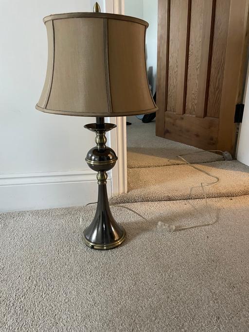 Buy & Sell Lancashire Preston - Photos for Large Gold Table Lamp