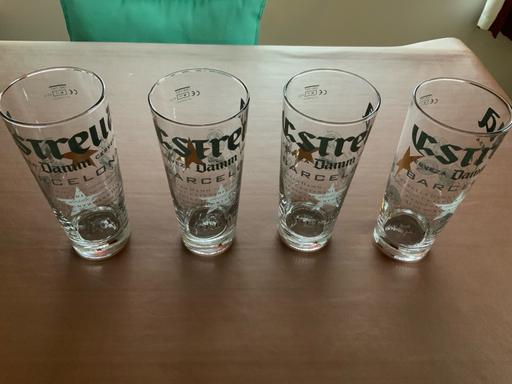 Buy & Sell South East London Shirley - South East London - Photos for 4 Brand New ESTRELLA pint glasses