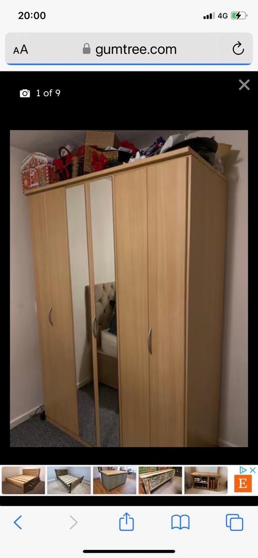 Buy & Sell Newport - Wales Duffryn - Newport - Photos for Good condition wardrobe cupboard and mirror