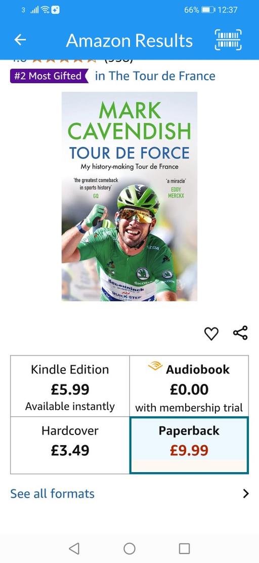 Buy & Sell West Midlands Wolverhampton - Photos for New Mark Cavendish tour DE Force book