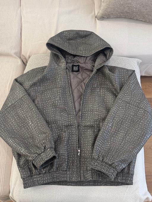 Buy & Sell West London North Kensington - W11 - Photos for BDG Silvio Croc Leather Skate Jacket (Rare)