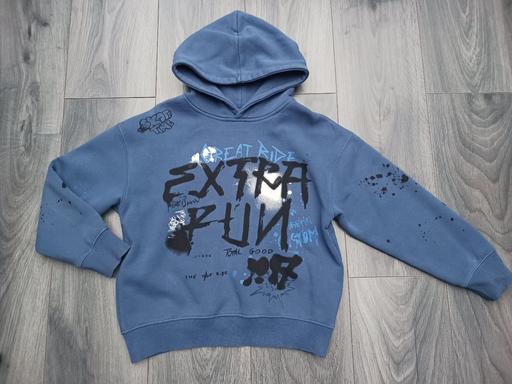 Buy & Sell Surrey Elmbridge - Photos for Zara Boys Blue Hoddie with graffiti logo / Si