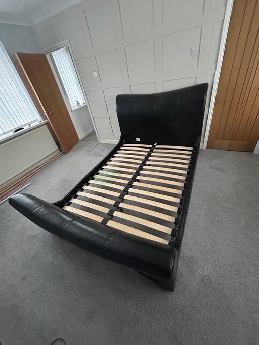 Buy & Sell South Yorkshire Doncaster - Photos for Double leather sleigh bed frame