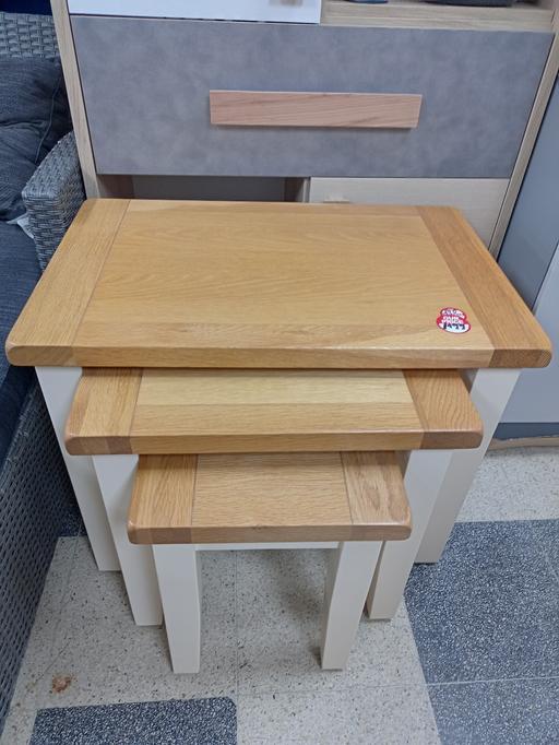 Buy & Sell Greater Manchester Wigan - Photos for Brand New Bespoak Solid Oak Nest Tables