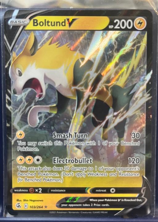 Buy & Sell Hertfordshire North Hertfordshire - Photos for Pokemon card - Boltund V 103/264 Fusion