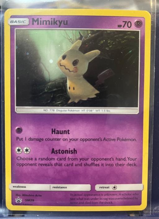 Buy & Sell Hertfordshire North Hertfordshire - Photos for Pokemon card - Mimikyu SM29 promo