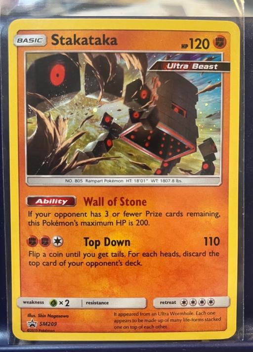 Buy & Sell Hertfordshire North Hertfordshire - Photos for Pokemon card - Stakataka SM209 promo