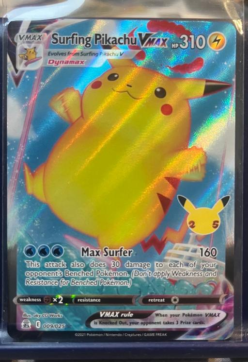 Buy & Sell Hertfordshire North Hertfordshire - Photos for Pokemon card - Surfing Pikachu VMAX 009/025