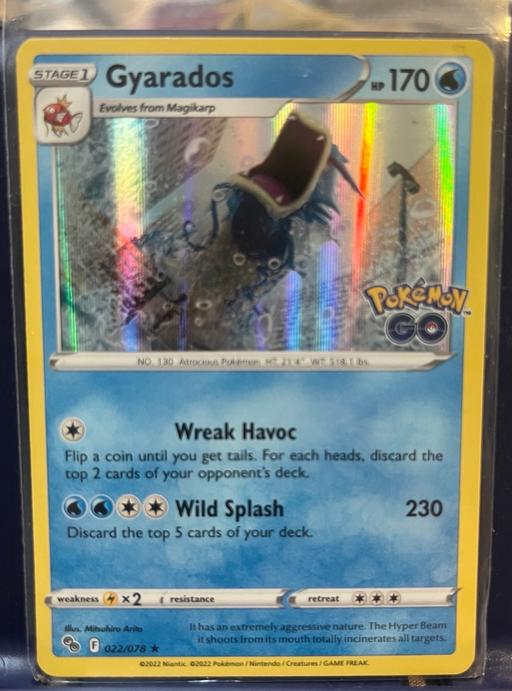 Buy & Sell Hertfordshire North Hertfordshire - Photos for Pokemon card - Gyarados 022/078