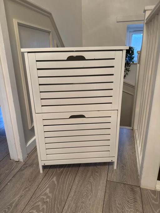 Buy & Sell East London Leyton - E15 - Photos for Two tier shoe cabinet white