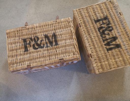 Buy & Sell Hampshire Hart - Photos for FORTNUM & MASON WICKER HAMPER BASKETS X2