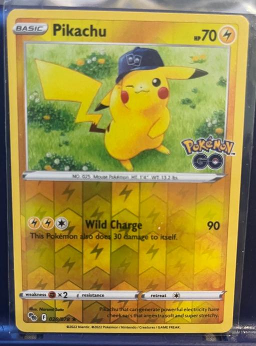 Buy & Sell Hertfordshire North Hertfordshire - Photos for Pokemon card - Pikachu Reserve holo 028/078