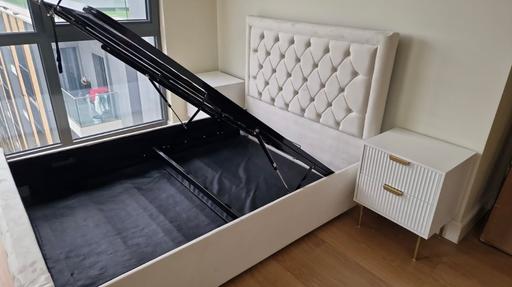 Buy & Sell North London Upper Holloway - North London - Photos for Cream ottoman double bed