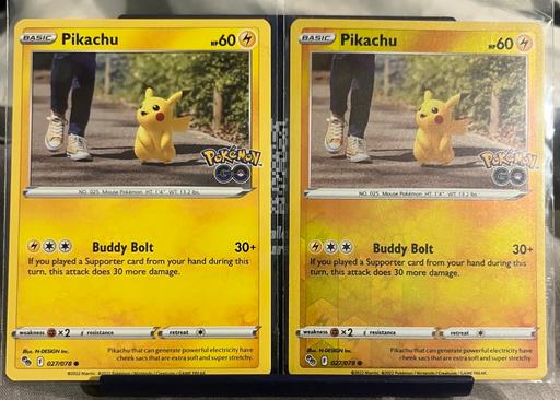 Buy & Sell Hertfordshire North Hertfordshire - Photos for Pokemon card - Pikachu & Reverse 027/078