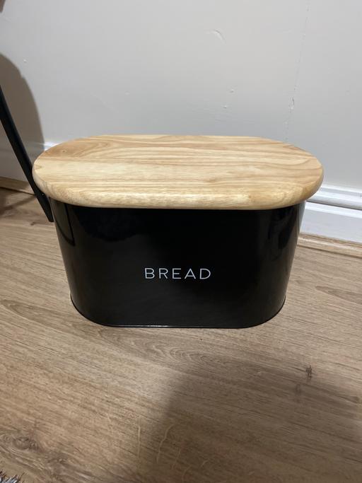 Buy & Sell South Yorkshire Doncaster - Photos for Black and wood bread bin