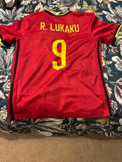 Buy & Sell Surrey Epsom and Ewell - Photos for Lukaku Belgium Shirt kids 8-12