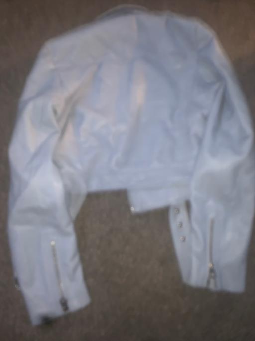 Buy & Sell East London Redbridge - Photos for Zara baby blue leather jacket