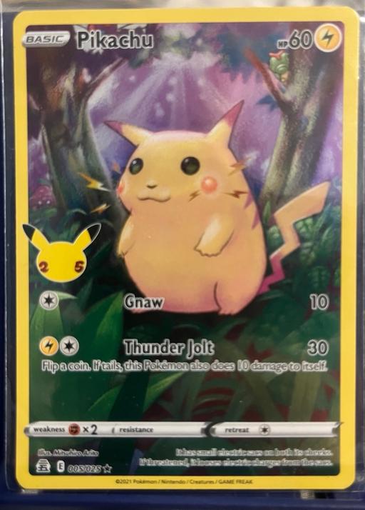 Buy & Sell Hertfordshire North Hertfordshire - Photos for Pokemon card- Pikachu 005/025