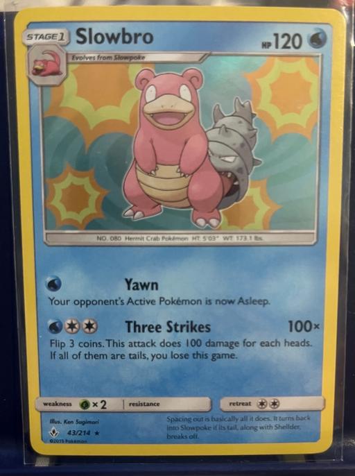 Buy & Sell Hertfordshire North Hertfordshire - Photos for Pokemon card - Slowbro 43/214 Unbroken Bonds