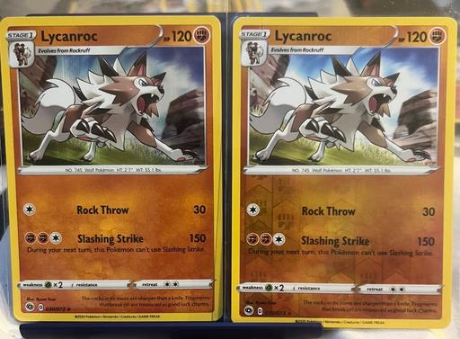 Buy & Sell Hertfordshire North Hertfordshire - Photos for Pokemon card - Lycanroc & reverse 030/073