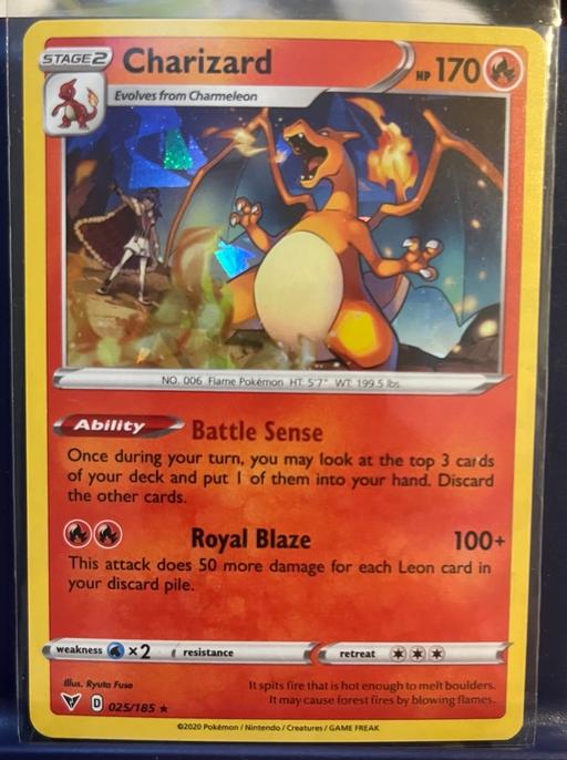 Buy & Sell Hertfordshire North Hertfordshire - Photos for Pokemon card- Charizard Cracked Ice 025/185