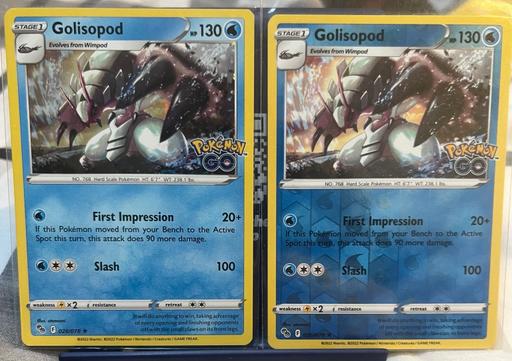 Buy & Sell Hertfordshire North Hertfordshire - Photos for Pokemon card - Golisopod & reverse 026/078