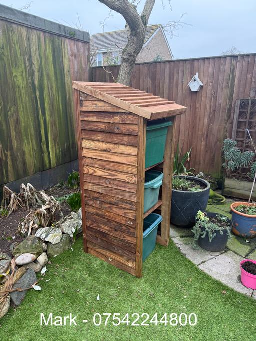 Buy & Sell Essex Colchester - Photos for Recycling Storage Shed for 3 x Bins