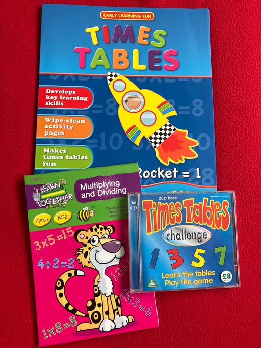 Buy & Sell West Midlands Sandwell - Photos for Times Table Wipe Clean book/exercises/CD