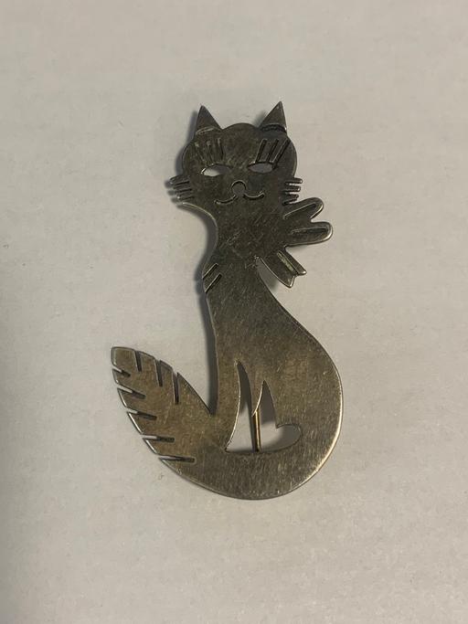 Buy & Sell North London Upper Edmonton - North London - Photos for Silver cat 🐈‍⬛ taxco brooch