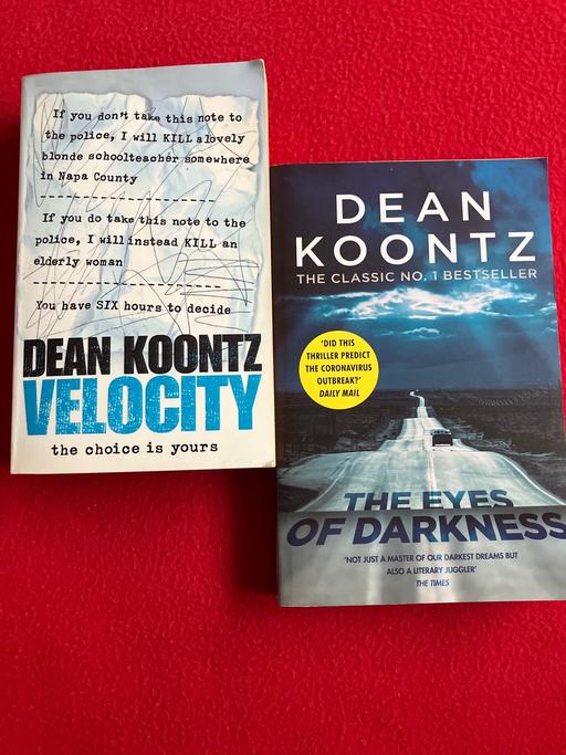 Buy & Sell West Midlands Sandwell - Photos for Dean Koontz books x2