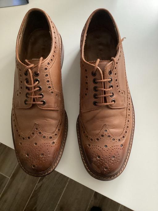 Buy & Sell West Midlands Walsall - Photos for Saville Row Brown Leather Men’s Shoes 8