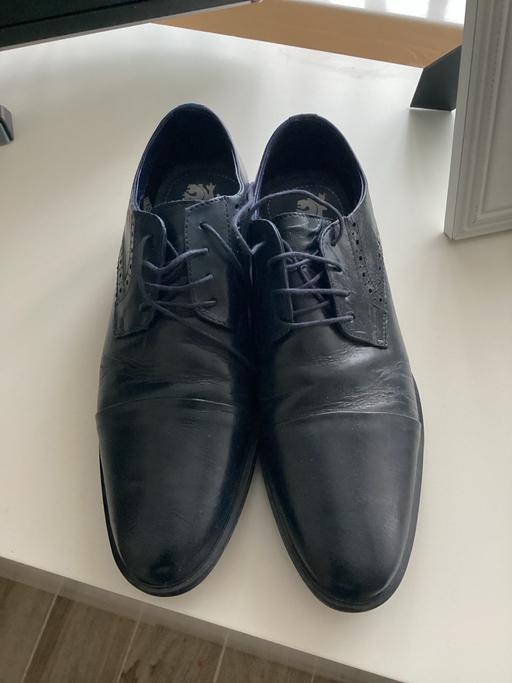 Buy & Sell West Midlands Walsall - Photos for Men’s Blue Leather Shoes 8