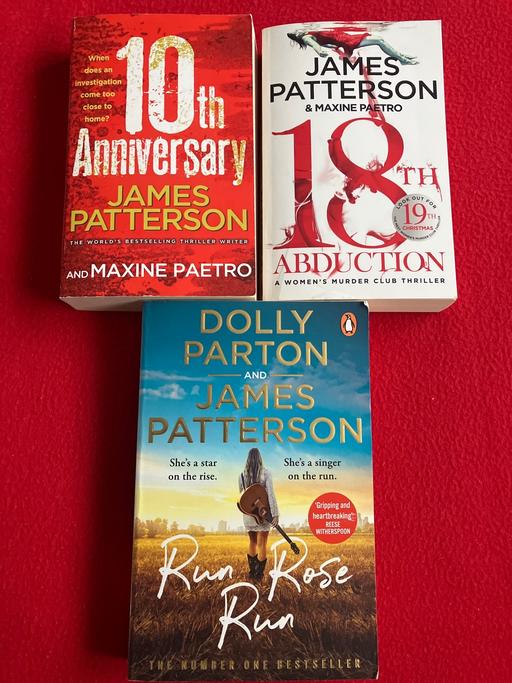 Buy & Sell West Midlands Sandwell - Photos for James Patterson books x3