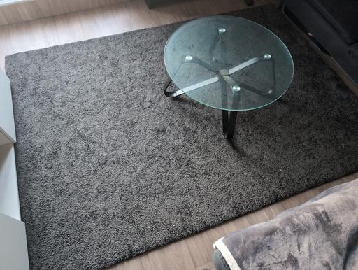 Buy & Sell Kent Dartford - Photos for Large Rug Grey/Black Medium Pile